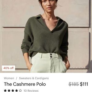 Everlane Cashmere Polo